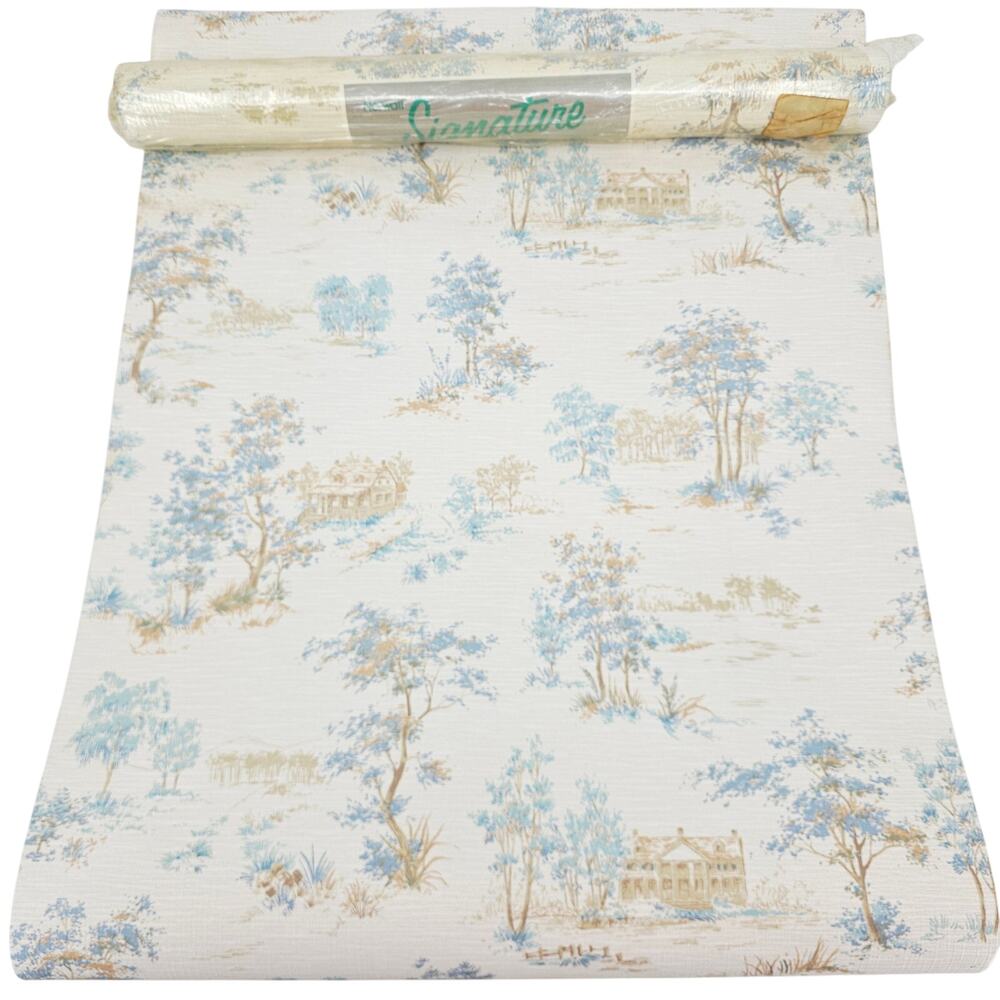 Scenic Cottagecore Vintage Wallpaper Norwall Signature Pre-pasted 2 x 57sqft